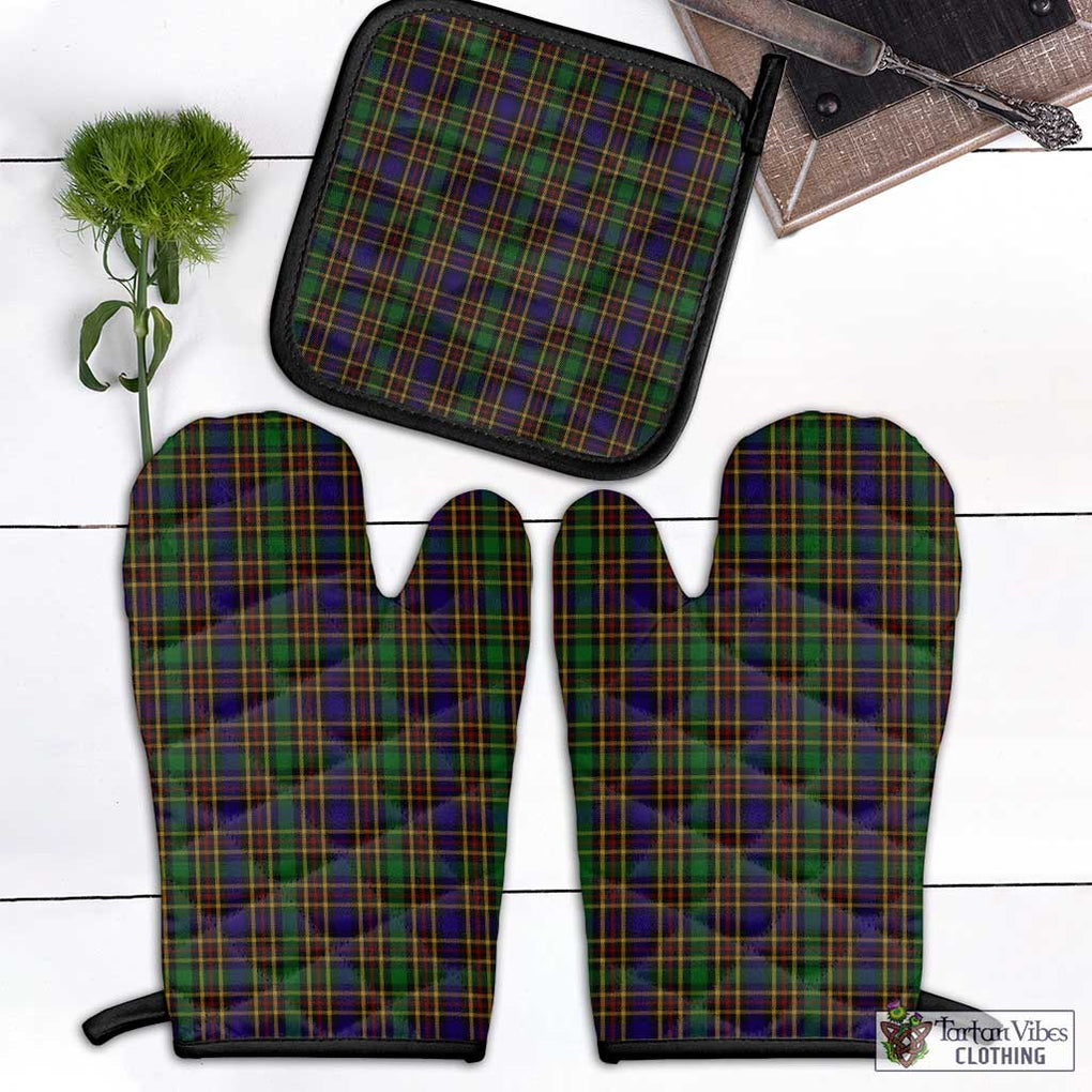 Vosko Tartan Combo Oven Mitt & Pot-Holder Combo 1 Oven Mitt & 1 Pot-Holder Black - Tartan Vibes Clothing
