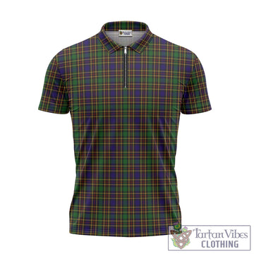 Vosko Tartan Zipper Polo Shirt