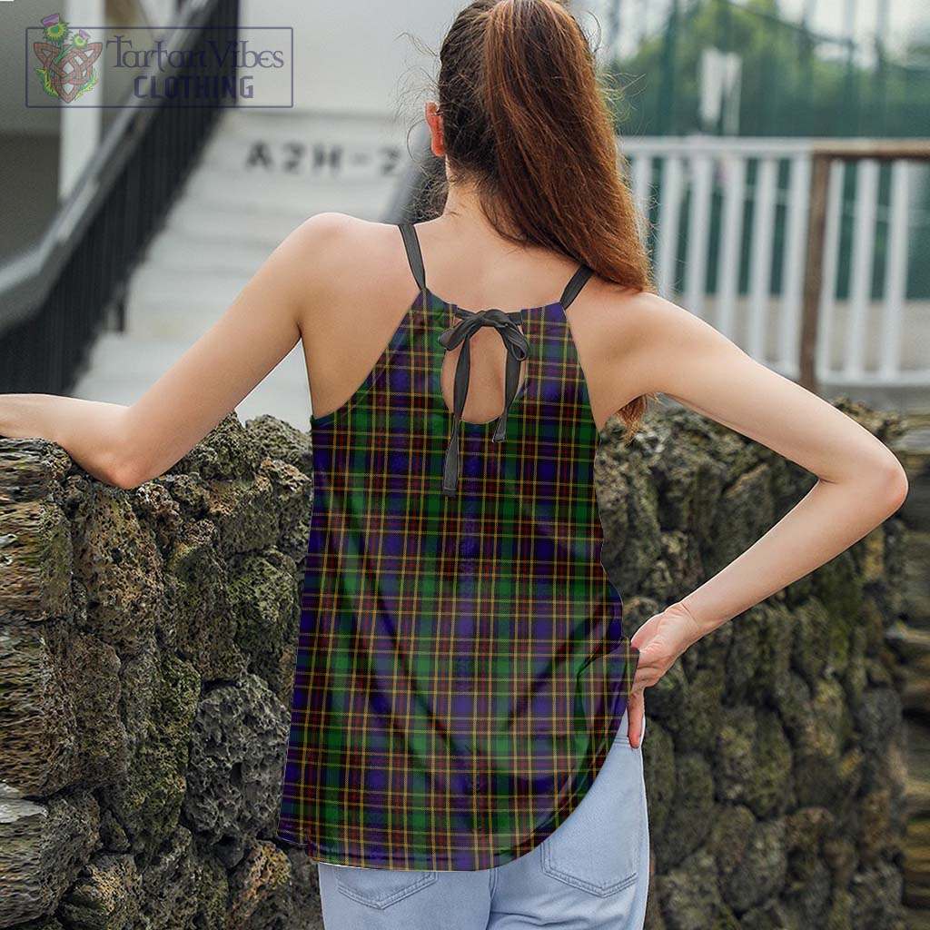 Tartan Vibes Clothing Vosko Tartan Loose Halter Neck Camisole