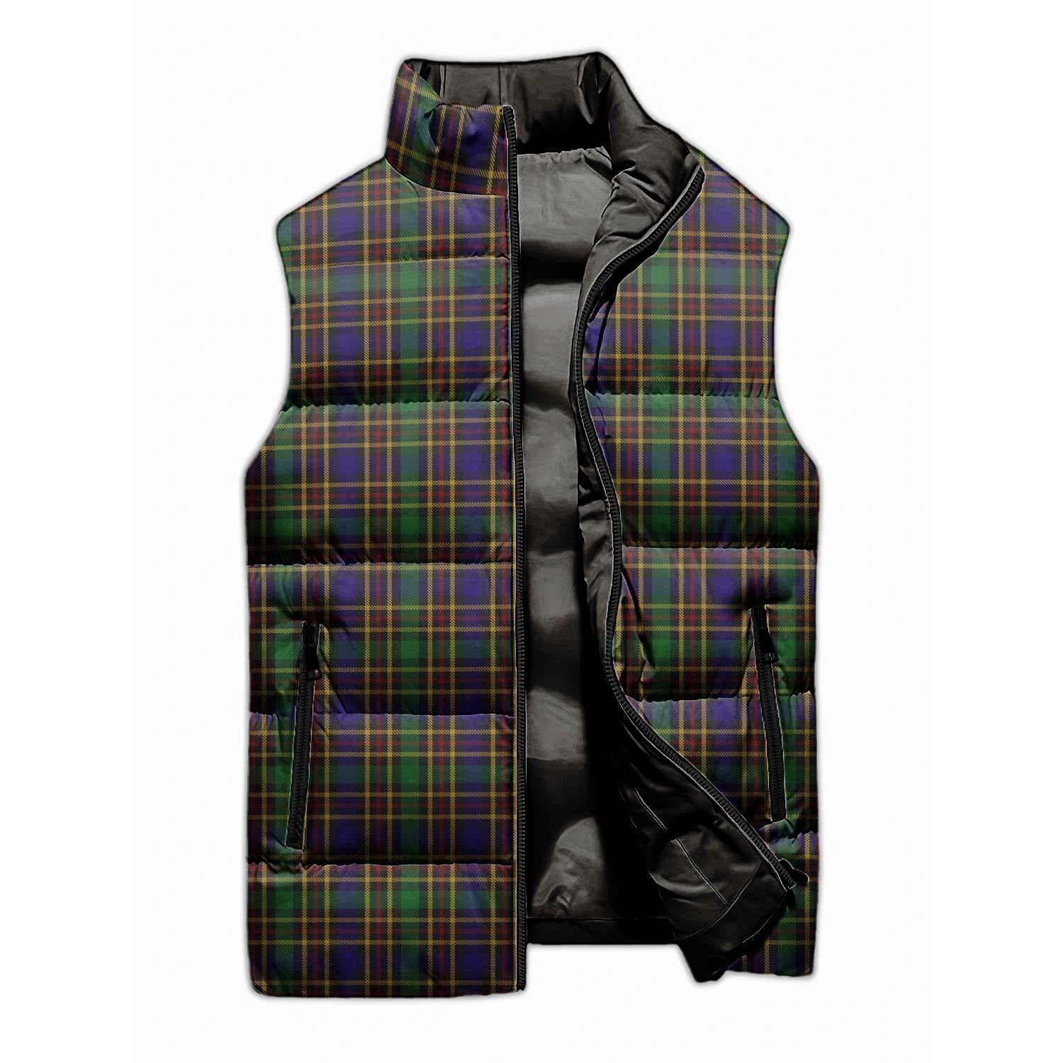 Vosko Tartan Sleeveless Puffer Jacket Unisex M - Tartan Vibes Clothing