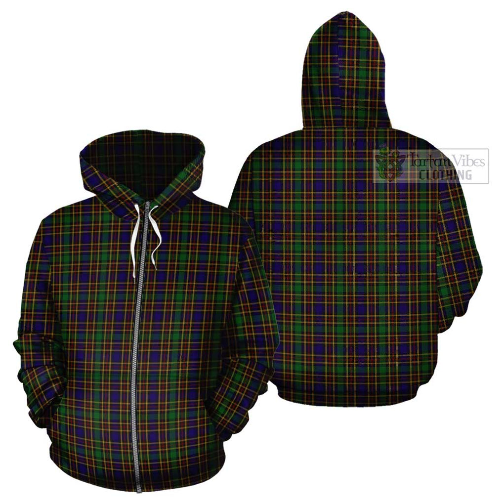 Vosko Tartan Cotton Hoodie Zip Hoodie - Tartan Vibes Clothing