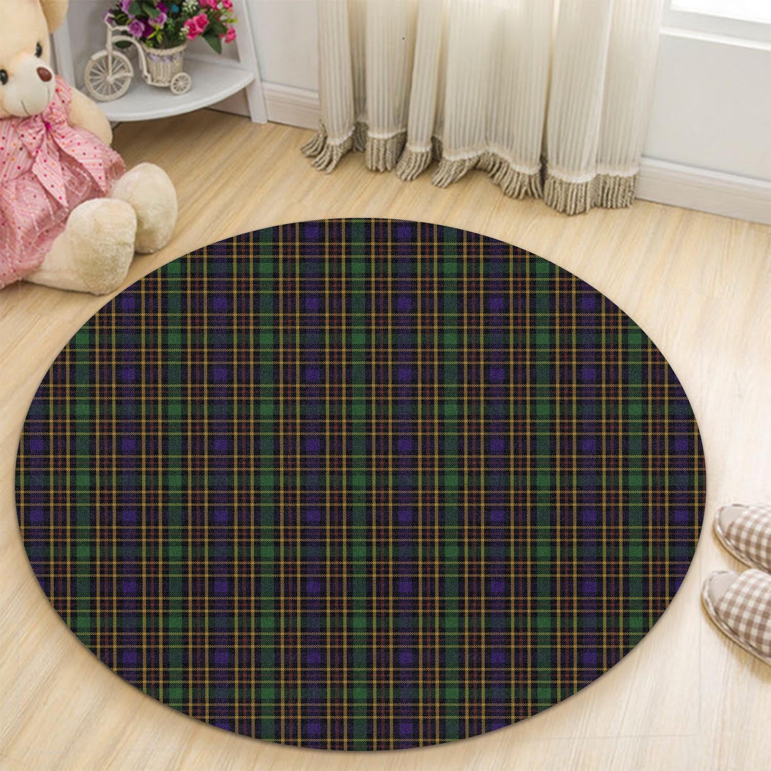 Vosko Tartan Round Rug - Tartan Vibes Clothing