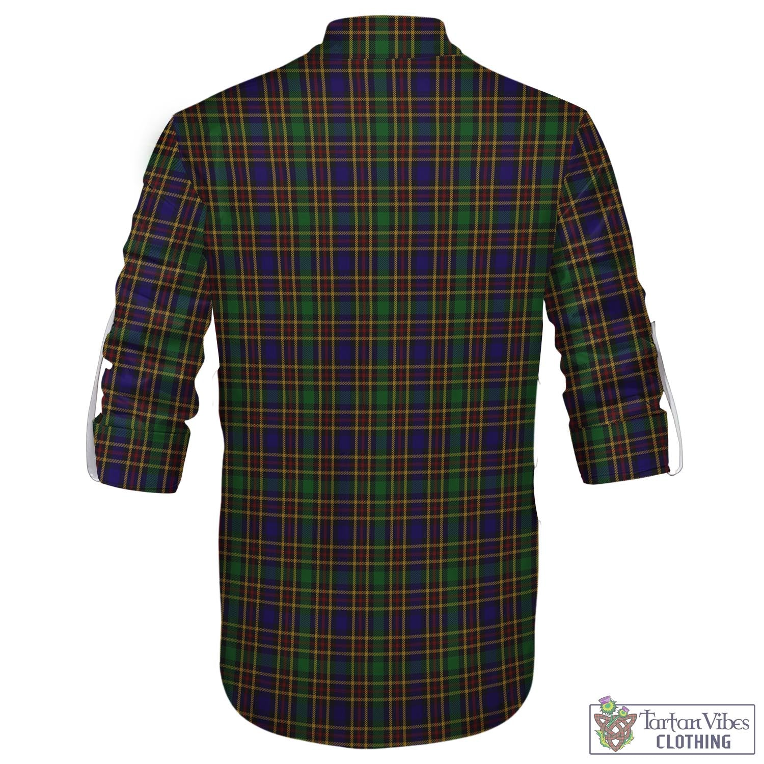 Tartan Vibes Clothing Vosko Tartan Men's Scottish Traditional Jacobite Ghillie Kilt Shirt