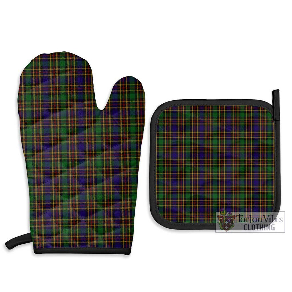 Vosko Tartan Combo Oven Mitt & Pot-Holder Combo 1 Oven Mitt & 2 Pot-Holder Black - Tartan Vibes Clothing