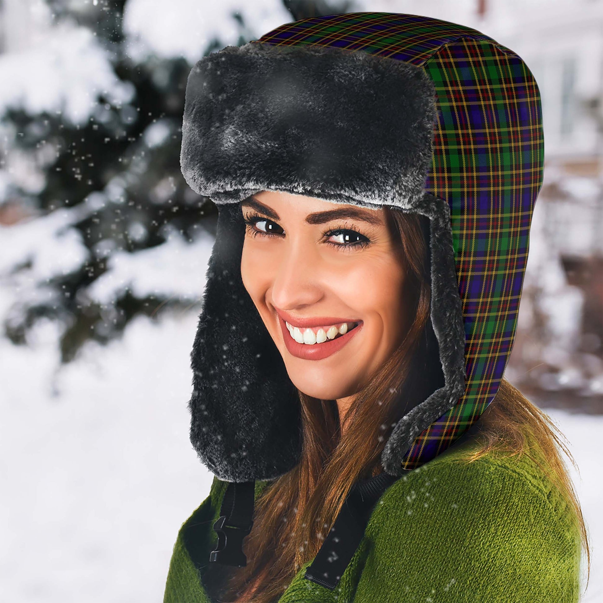 Vosko Tartan Winter Trapper Hat - Tartan Vibes Clothing