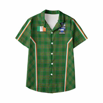Vyan Irish Clan Coat of Arm Tartan Kid Hawaiian Shirt Flag Style