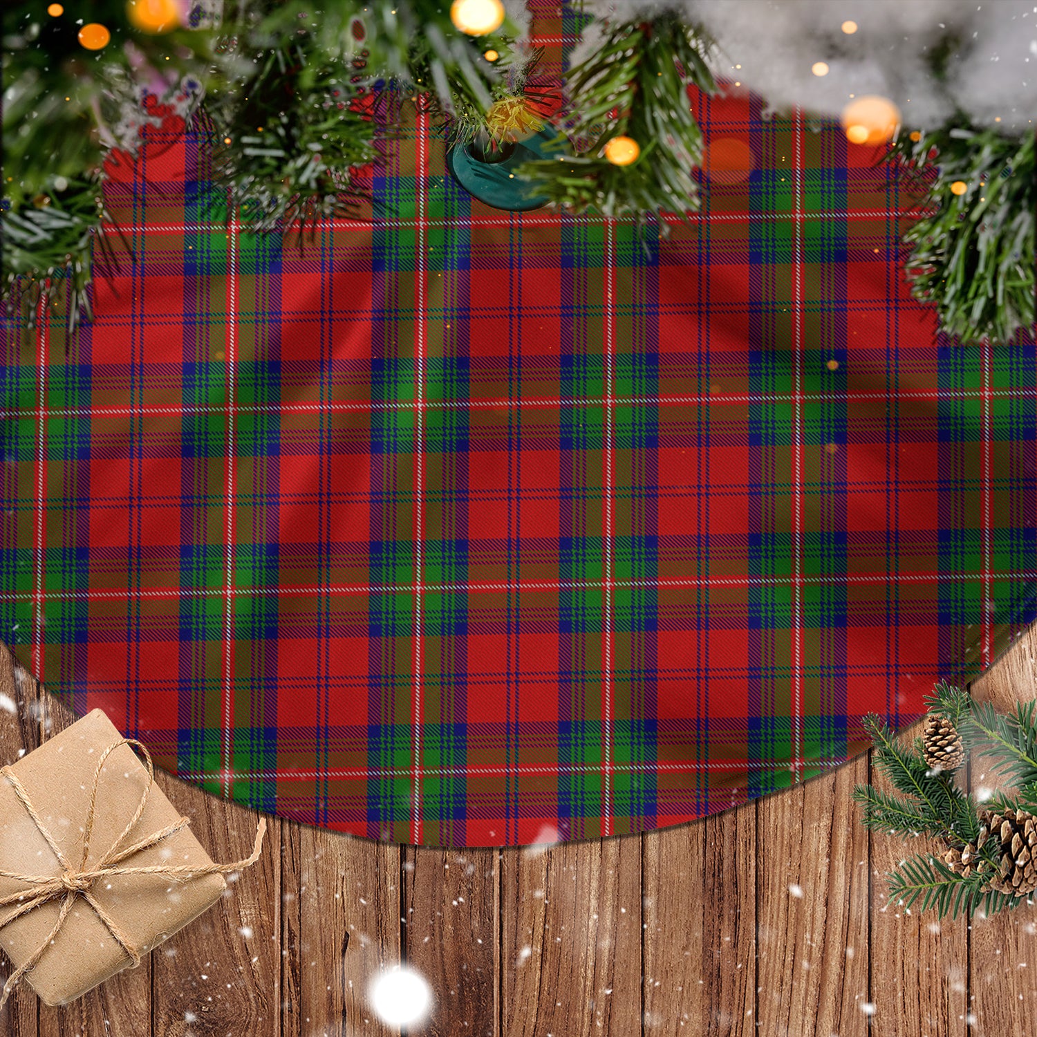 Waddell (Fife)-Greg Tartan Christmas Tree Skirt - Tartan Vibes Clothing