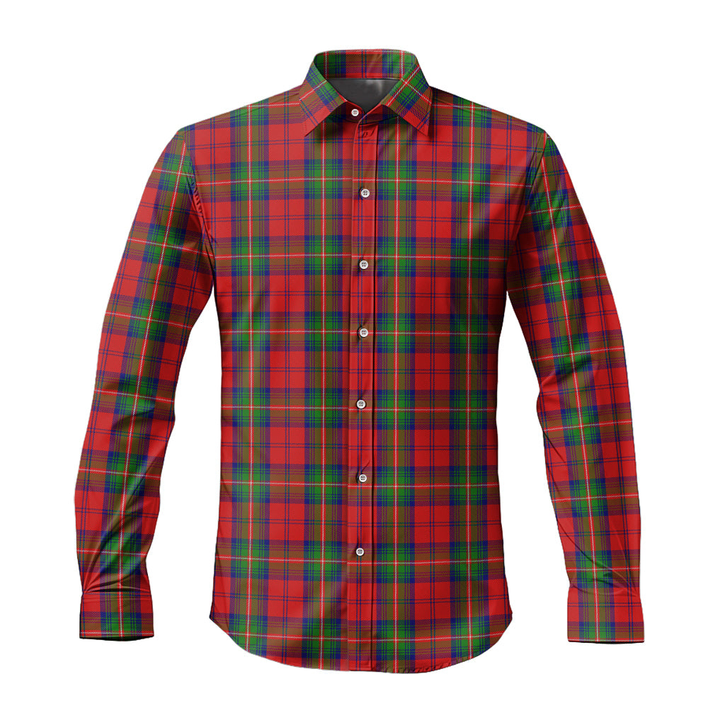 Waddell (Fife)-Greg Tartan Long Sleeve Button Up Shirt Men's Shirt - Tartan Vibes Clothing