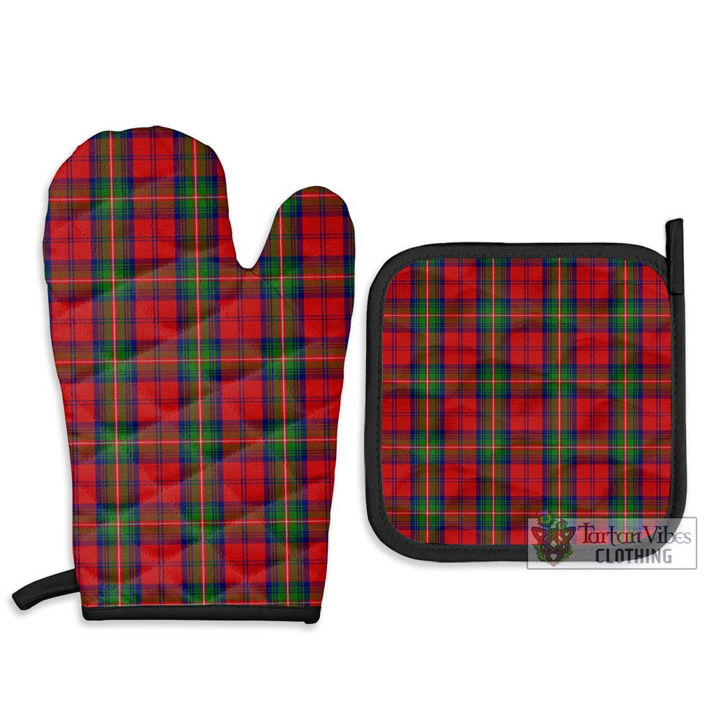 Waddell (Fife)-Greg Tartan Combo Oven Mitt & Pot-Holder Combo 1 Oven Mitt & 2 Pot-Holder Black - Tartan Vibes Clothing