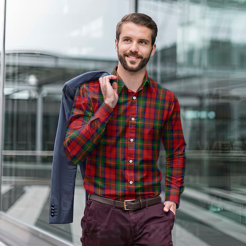 Waddell (Fife)-Greg Tartan Long Sleeve Button Up Shirt - Tartan Vibes Clothing