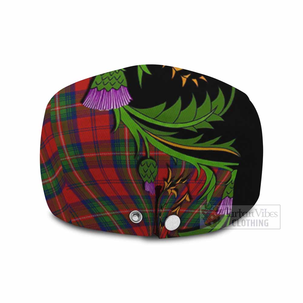 Waddell (Fife), Greg Tartan Flat Cap, Jeff Cap Scottish Thistle Pride Heritage Art