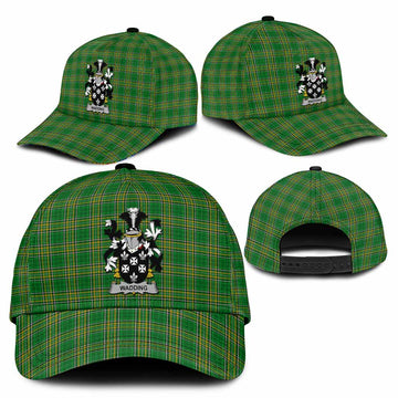 Wadding Irish Clan Tartan Classic Cap with Coat of Arms