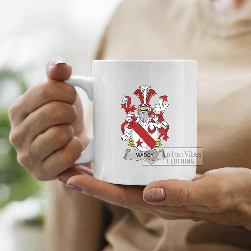 Waddy Irish Clan Coat of Arms Ceramic Mug - 2D-tartanvibesclothing