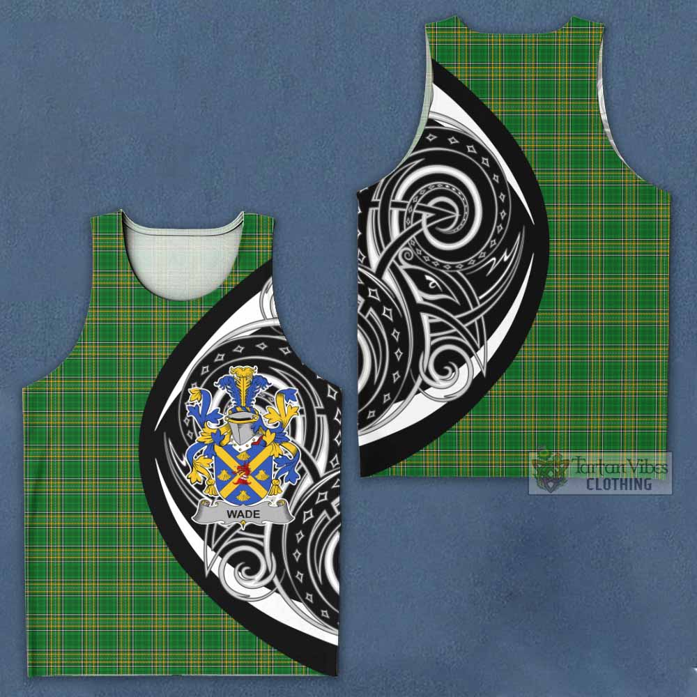 Wade Irish Clan Men's Tank Top Celtic Circle Style - Tartan Vibes Clothing