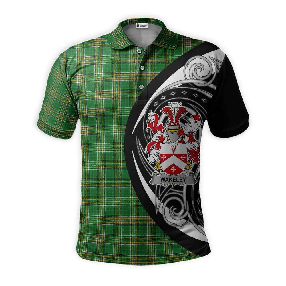 Wakeley Irish Clan Polo Shirt Celtic Circle Style Kid - Tartan Vibes Clothing