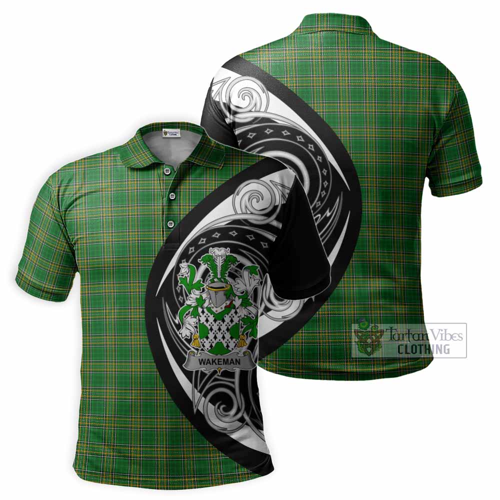 Wakeman Irish Clan Polo Shirt Celtic Circle Style - Tartan Vibes Clothing
