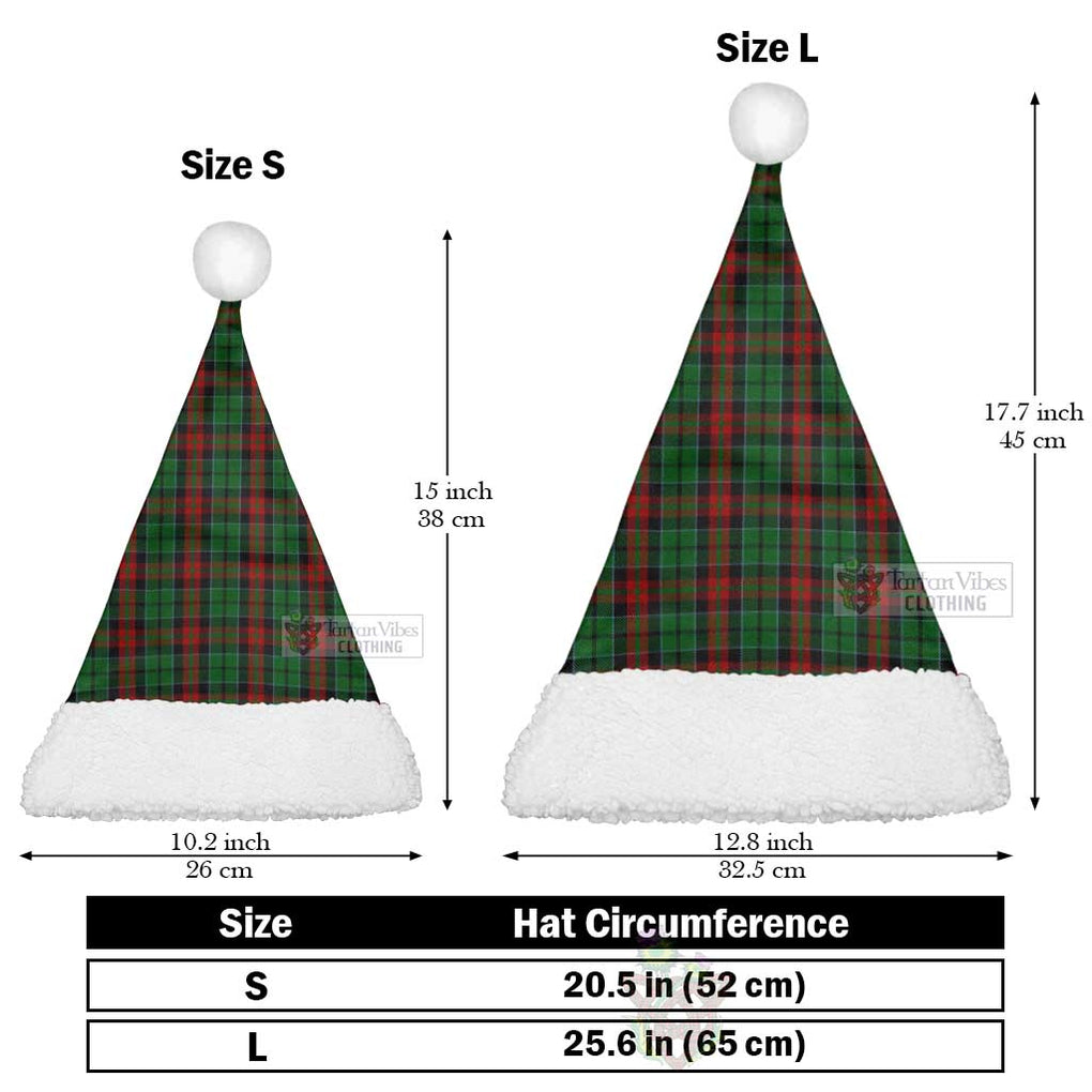 Tartan Vibes Clothing Walker Tartan Christmas Santa Hats