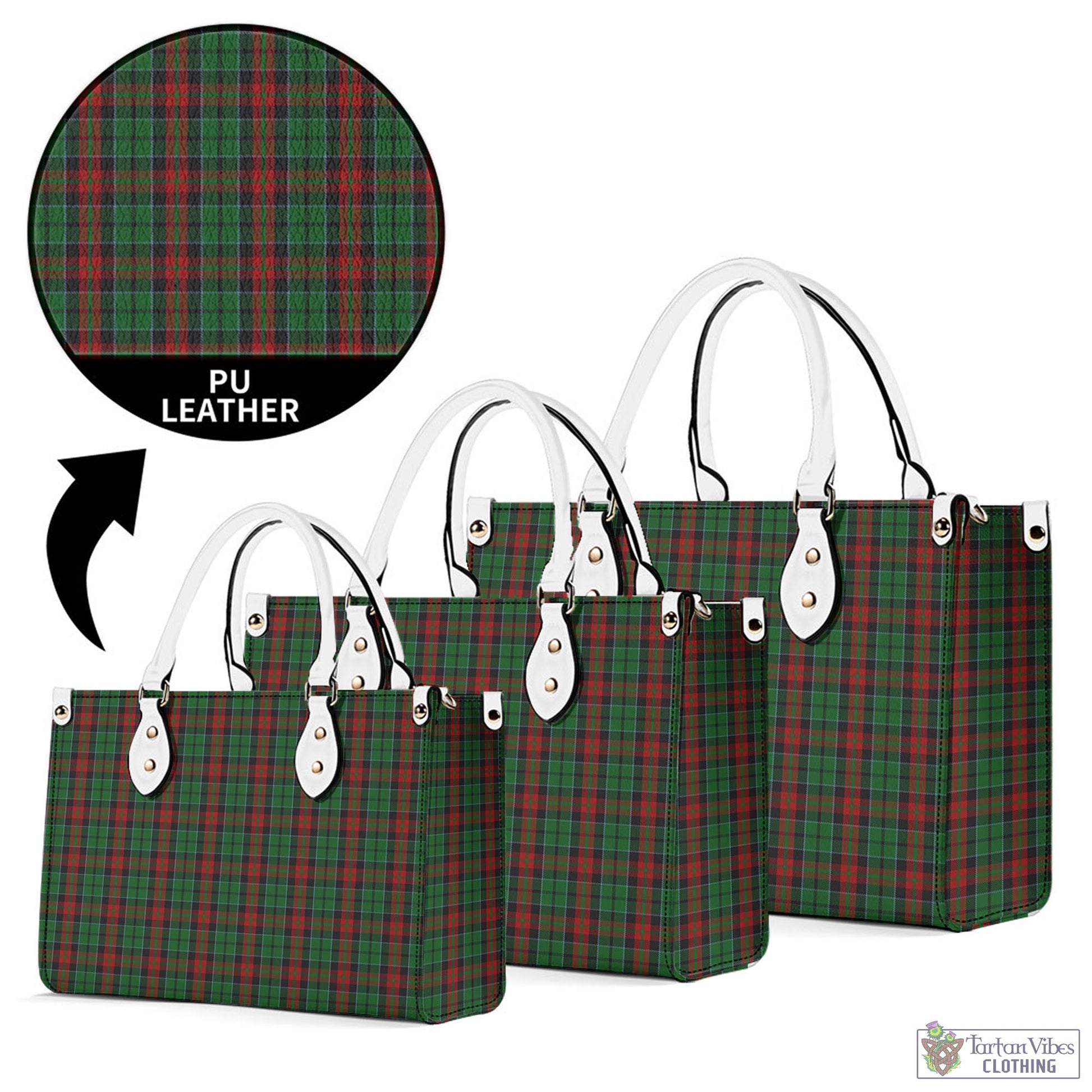 Tartan Vibes Clothing Walker James Tartan Luxury Leather Handbags
