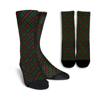 Walker Tartan Crew Socks Cross Style