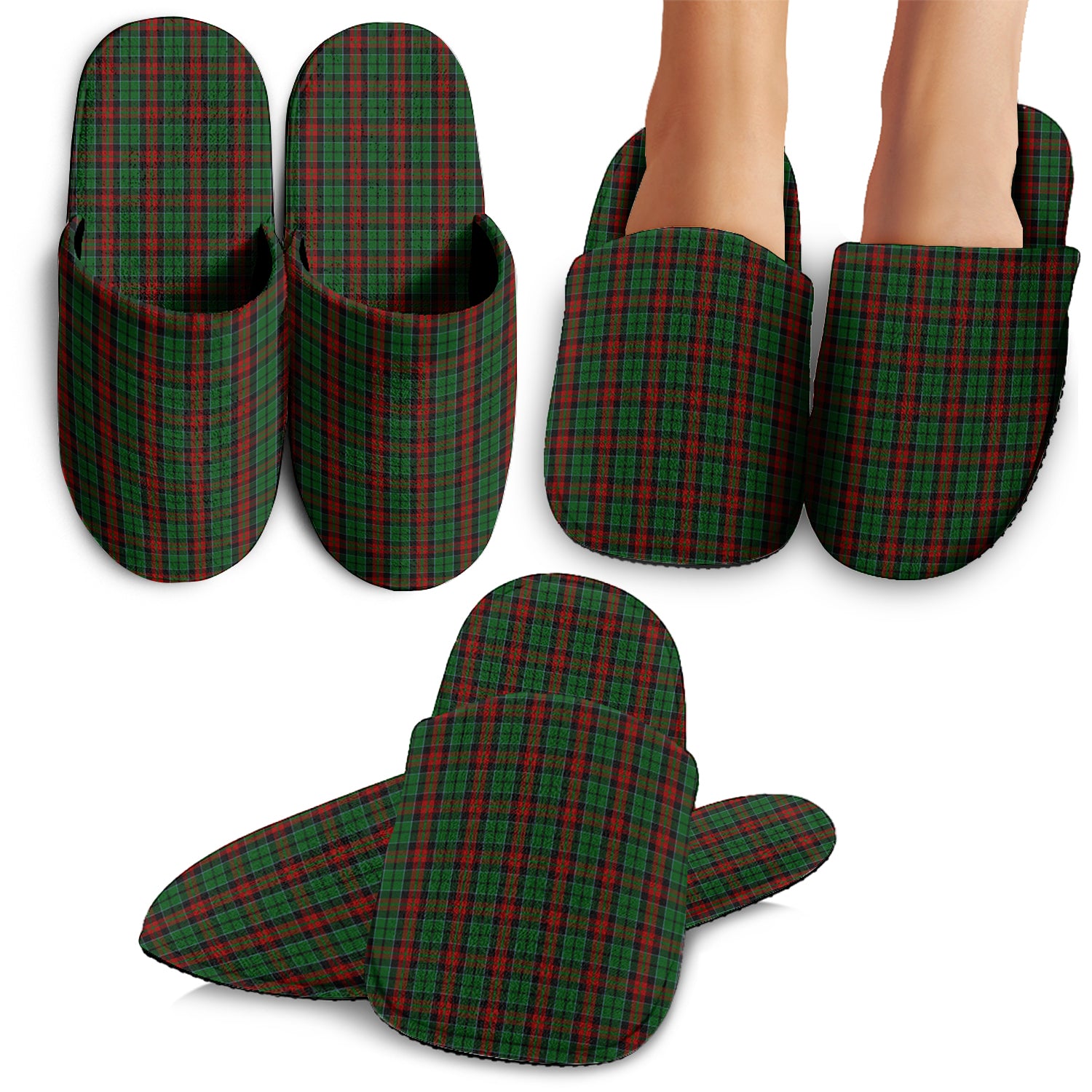 Walker James Tartan Home Slippers - Tartanvibesclothing Shop