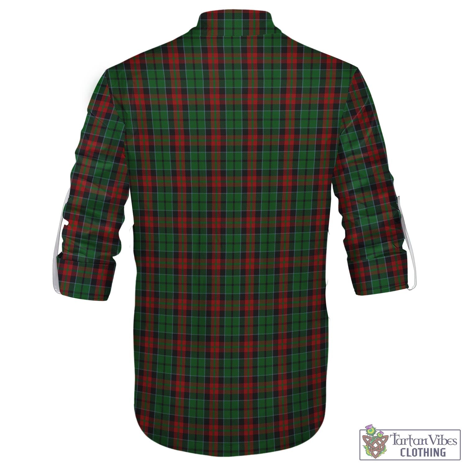 Tartan Vibes Clothing Walker James Tartan Men's Scottish Traditional Jacobite Ghillie Kilt Shirt