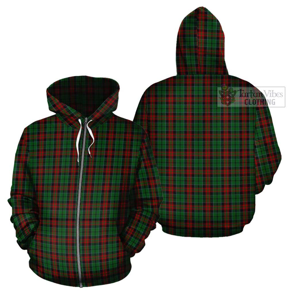 Walker Tartan Cotton Hoodie Zip Hoodie - Tartan Vibes Clothing