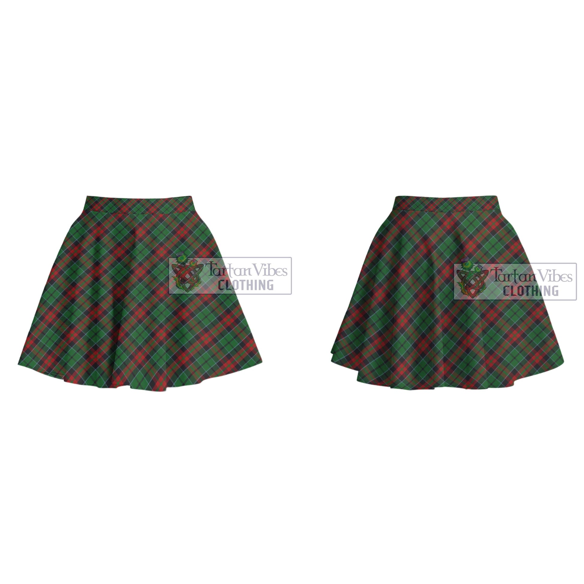 Tartan Vibes Clothing Walker James Tartan Women's Plated Mini Skirt
