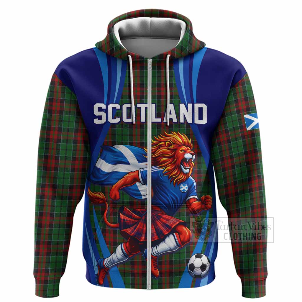 Walker Scotland Football Tartan Hoodie Lion Mascot Go Scottish