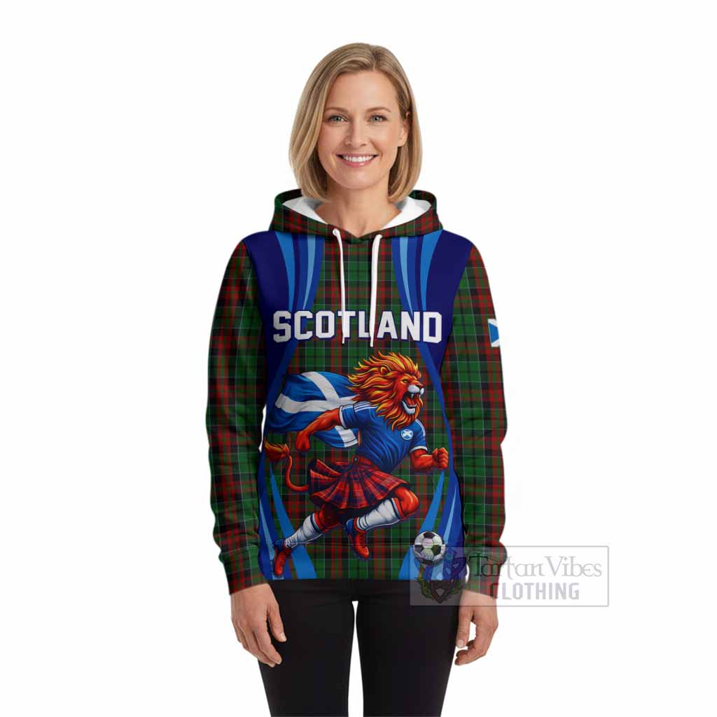 Walker Scotland Football Tartan Hoodie Lion Mascot Go Scottish