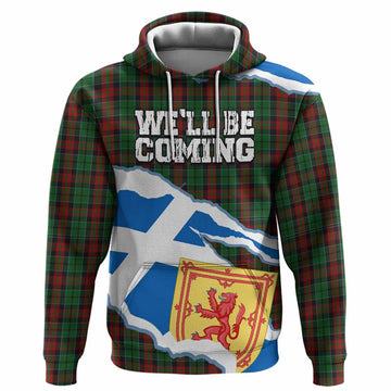 Walker Scotland Football Tartan Hoodie We'll Be Coming