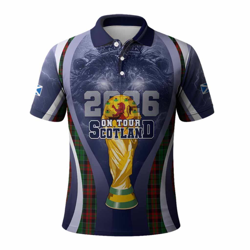 Walker Scotland Football Tartan Polo Shirt Scotland On Tour Trophy Style