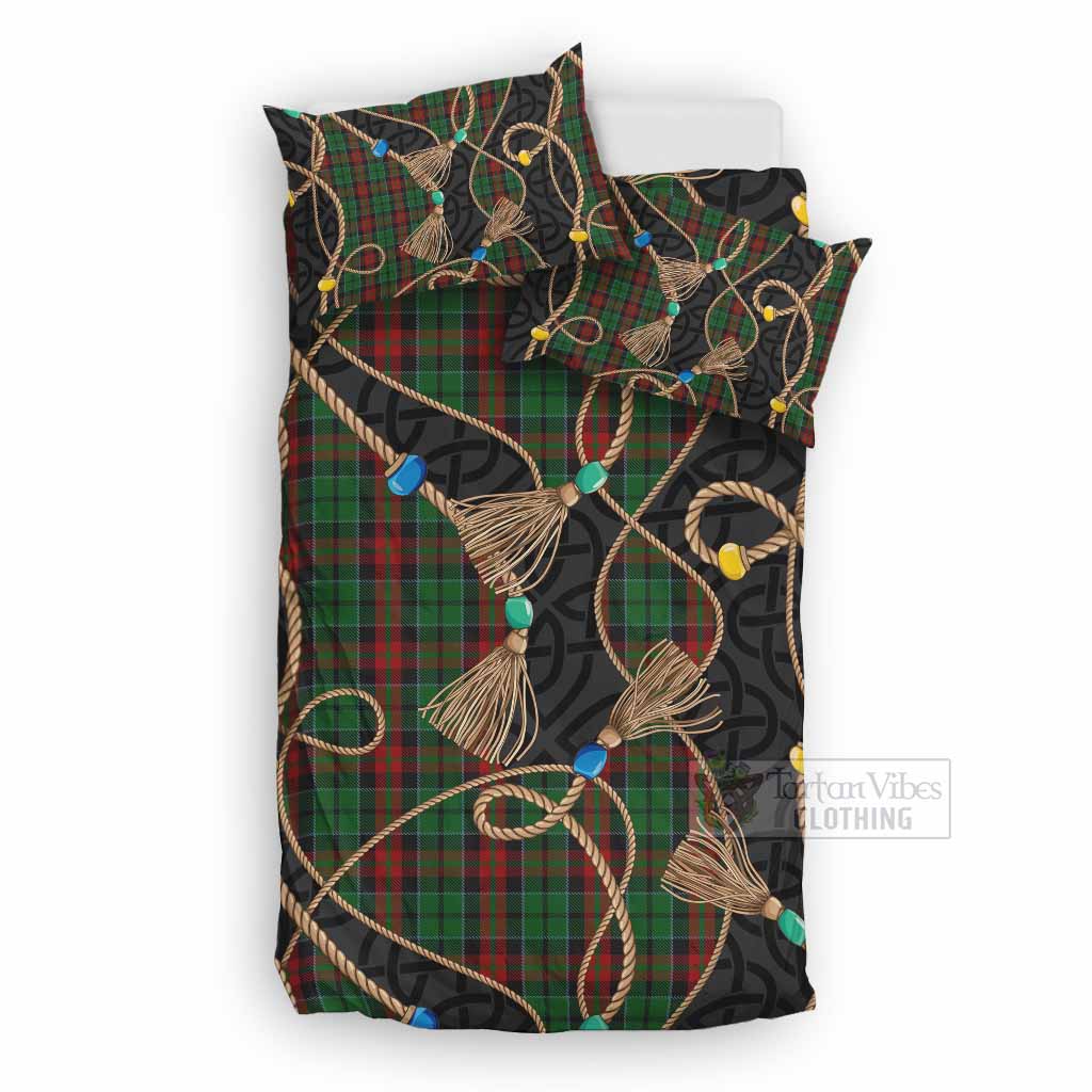 Walker Scottish Tartan Twisted Ropes Stylized Bedding Set UK Bedding Set UK Double 79*79 inch - Tartan Vibes Clothing