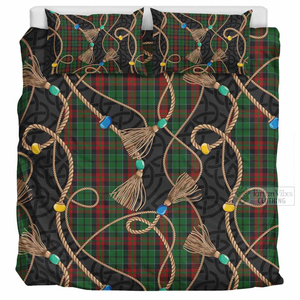 Walker Scottish Tartan Twisted Ropes Stylized Bedding Set UK Bedding Set UK Super King 104*94 inch - Tartan Vibes Clothing