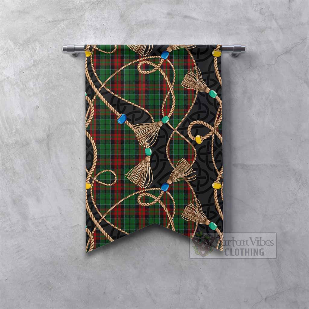 Walker Scottish Tartan Twisted Ropes Stylized Gonfalon Fishtail - Tartan Vibes Clothing