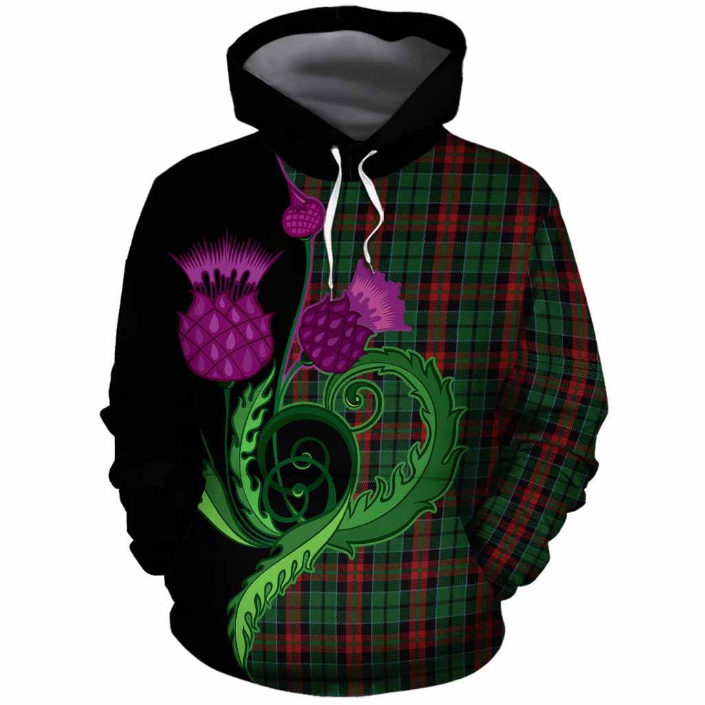 Walker Tartan Cotton Hoodie Traditional Scottish Thistle