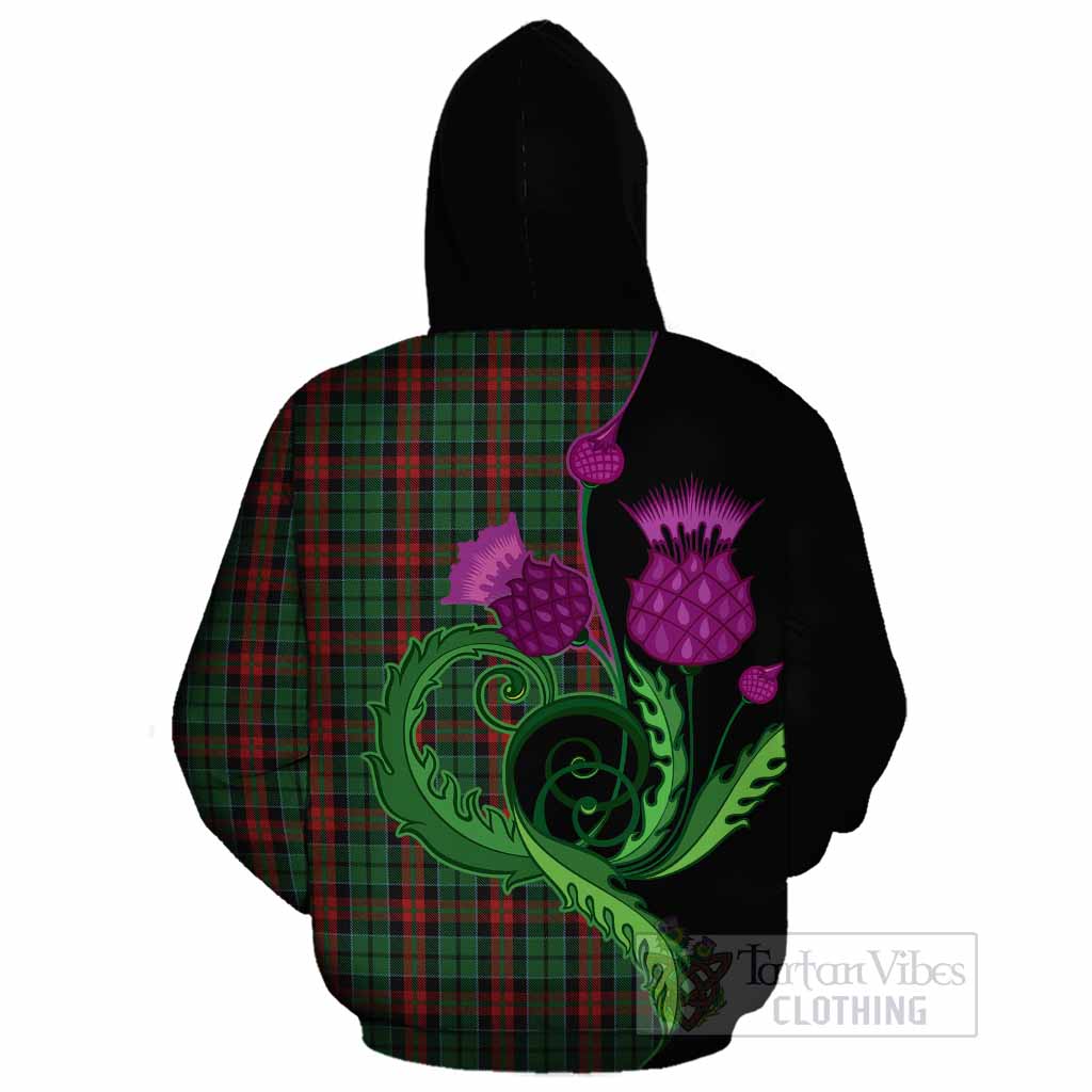 Walker Tartan Cotton Hoodie Traditional Scottish Thistle