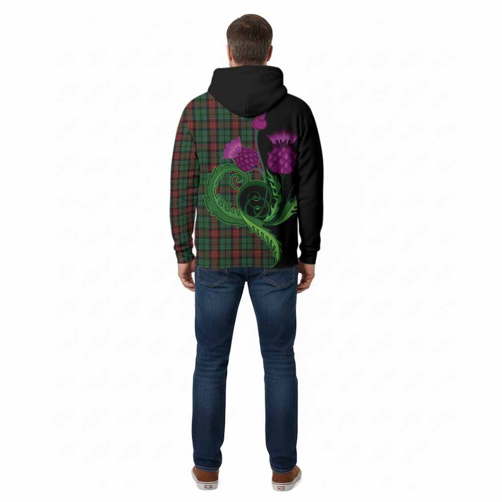 Walker Tartan Cotton Hoodie Traditional Scottish Thistle