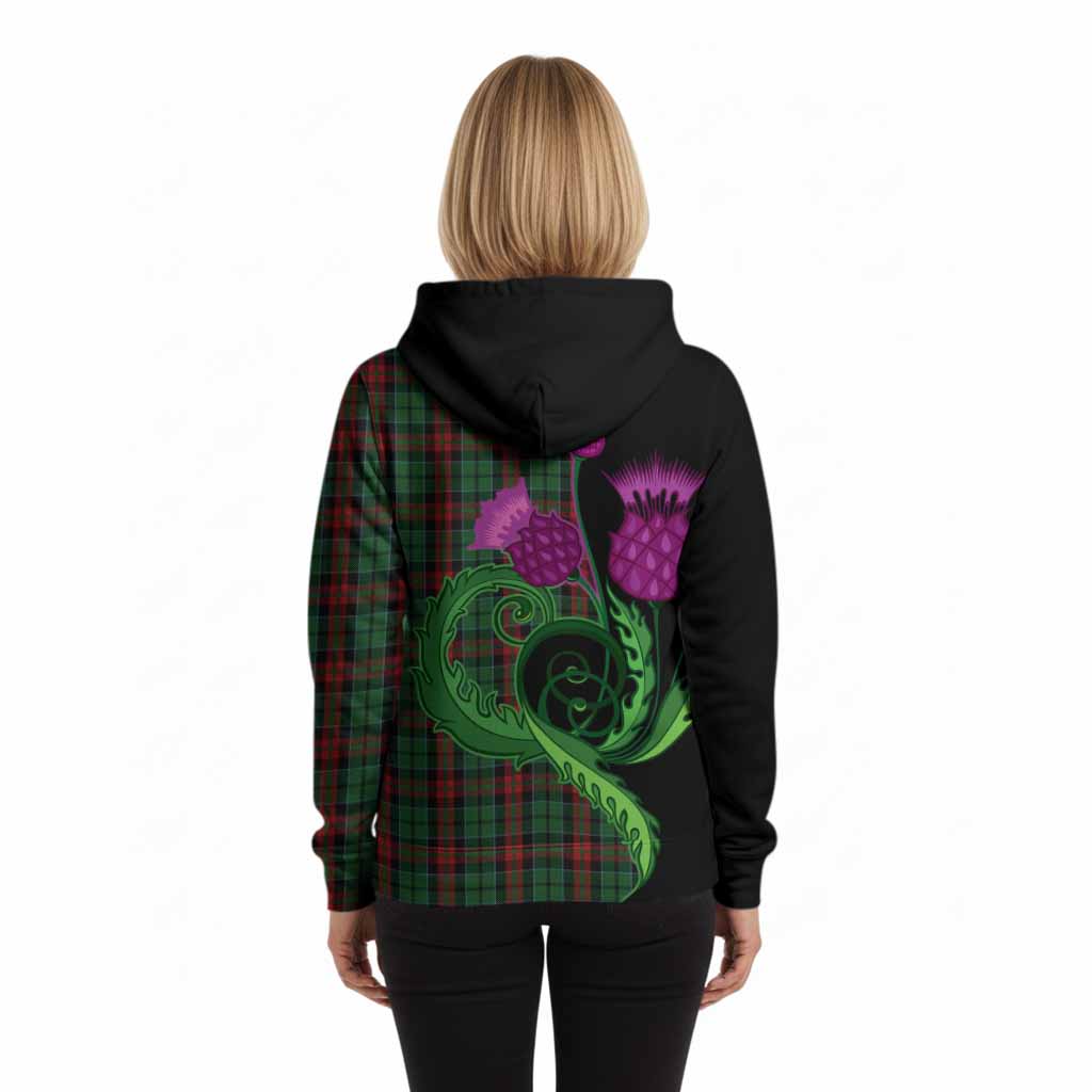 Walker Tartan Hoodie Traditional Scottish Thistle