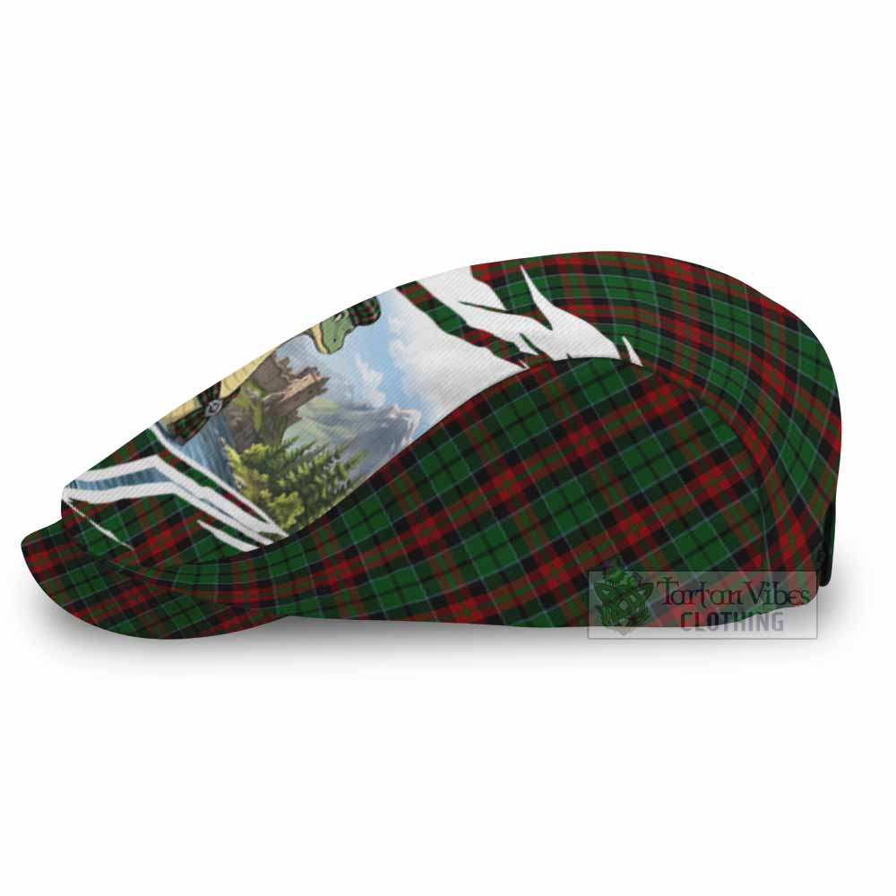 Walker Tartan Loch Ness Monster Scottish Heritage Art Flat Cap, Jeff Cap