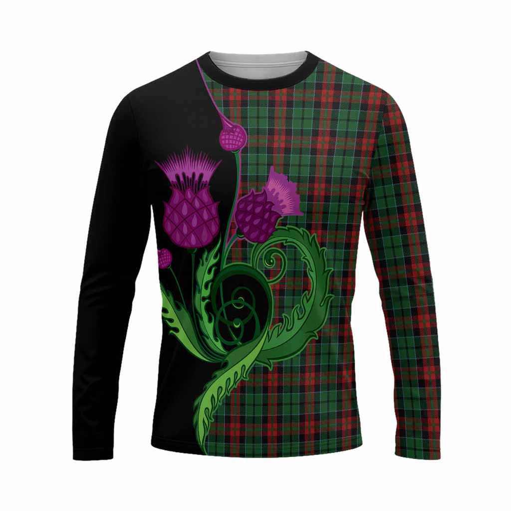 Walker Tartan Long Sleeve T-Shirt Traditional Scottish Thistle