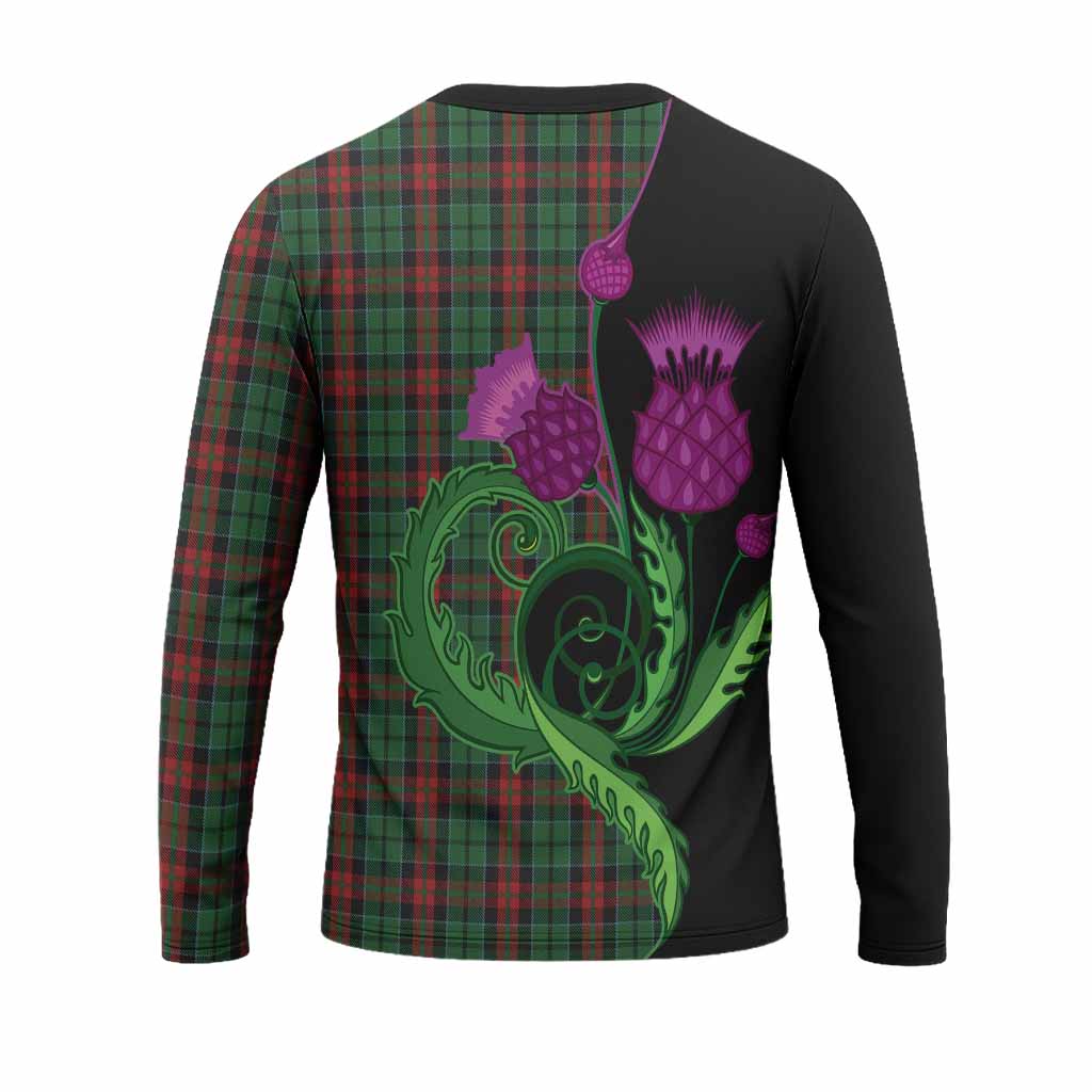 Walker Tartan Long Sleeve T-Shirt Traditional Scottish Thistle