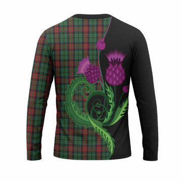 Walker Tartan Long Sleeve T-Shirt Traditional Scottish Thistle