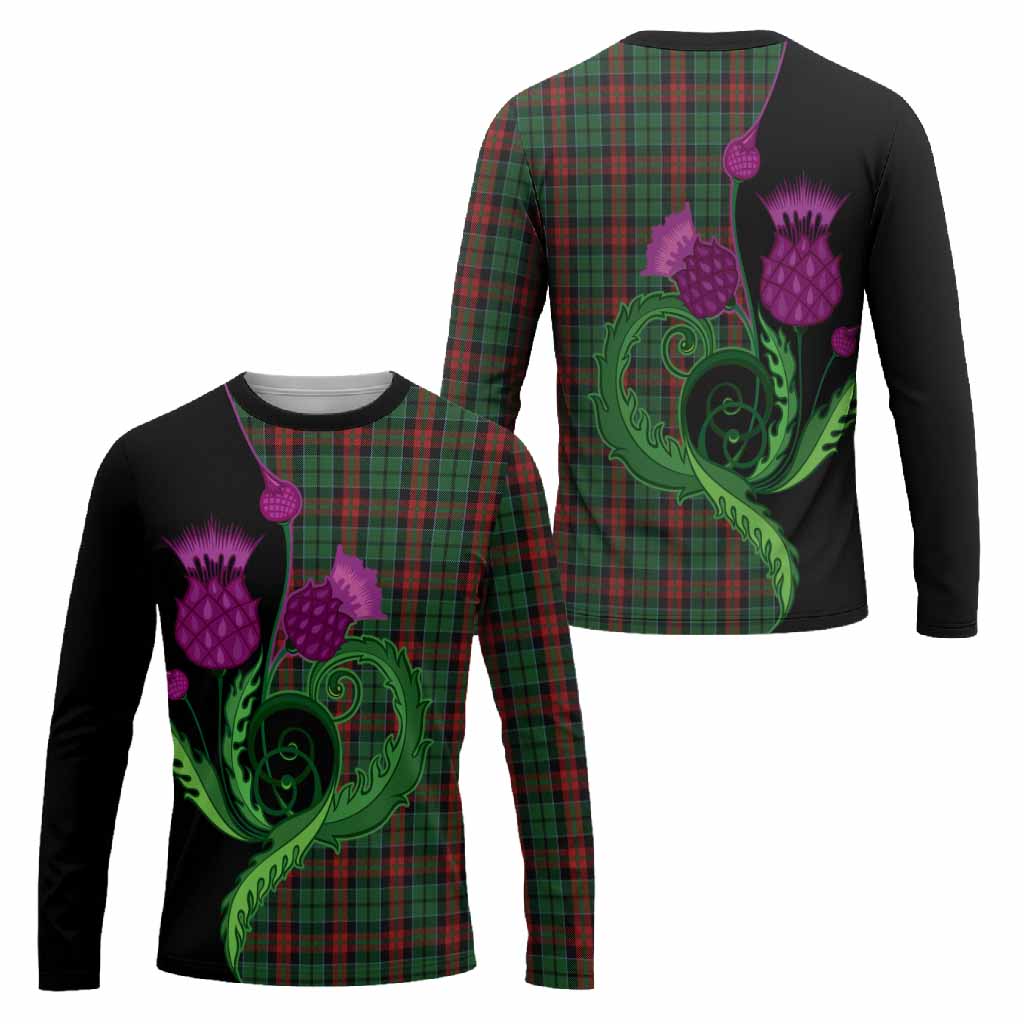 Walker Tartan Long Sleeve T-Shirt Traditional Scottish Thistle