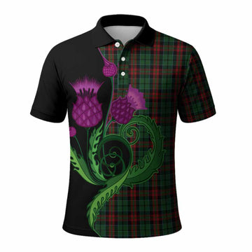 Walker Tartan Polo Shirt Traditional Scottish Thistle