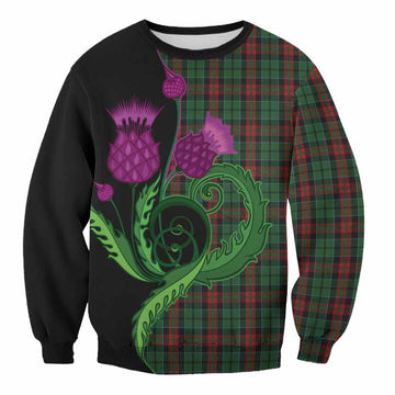 Walker Tartan Sweatshirt Traditional Scottish Thistle