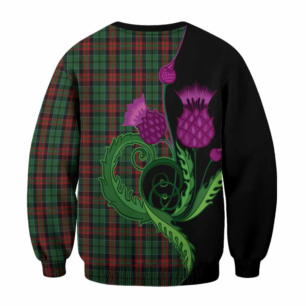 Walker Tartan Sweatshirt Traditional Scottish Thistle