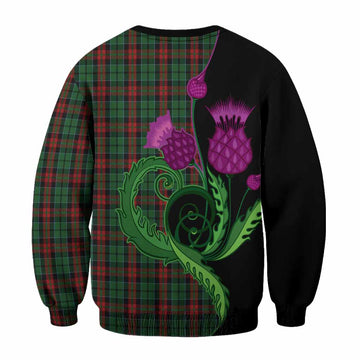 Walker Tartan Sweatshirt Traditional Scottish Thistle