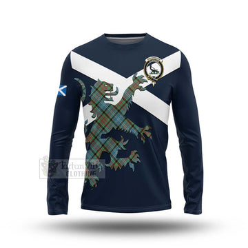 Walkinshaw Tartan Lion Rampant Long Sleeve T-Shirt Proudly Display Your Heritage with Alba Gu Brath and Clan Name Unisex - Tartan Vibes Clothing