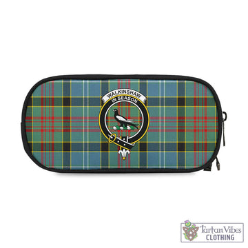 Walkinshaw Tartan Pen and Pencil Case with Family Crest One Size 4.13*8.74 inch - Tartan Vibes Clothing