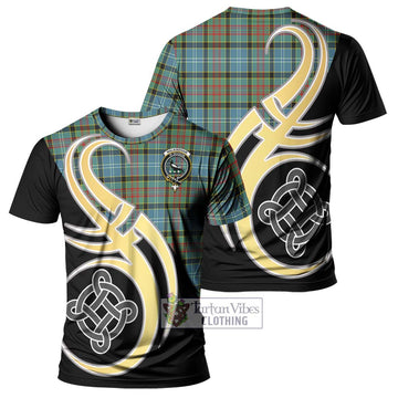 Walkinshaw Tartan T-Shirt with Family Crest and Celtic Symbol Style Kid's Shirt - Tartan Vibes Clothing